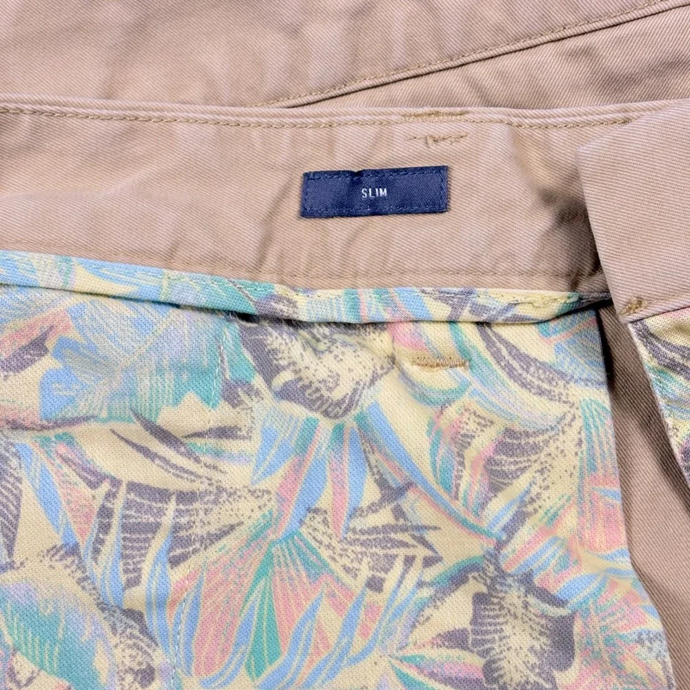 Bonobos Slim Fit Khaki Chinos Mens W38 L30 Tan Casual Pants‎ Tag 38x32 Golf Prep